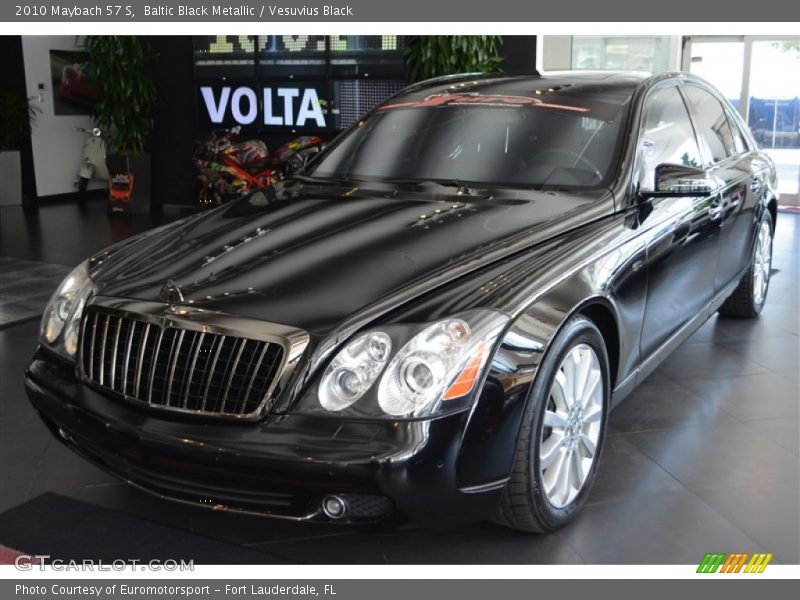 Baltic Black Metallic / Vesuvius Black 2010 Maybach 57 S