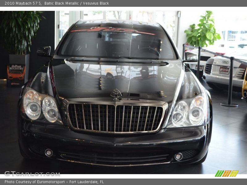 Baltic Black Metallic / Vesuvius Black 2010 Maybach 57 S