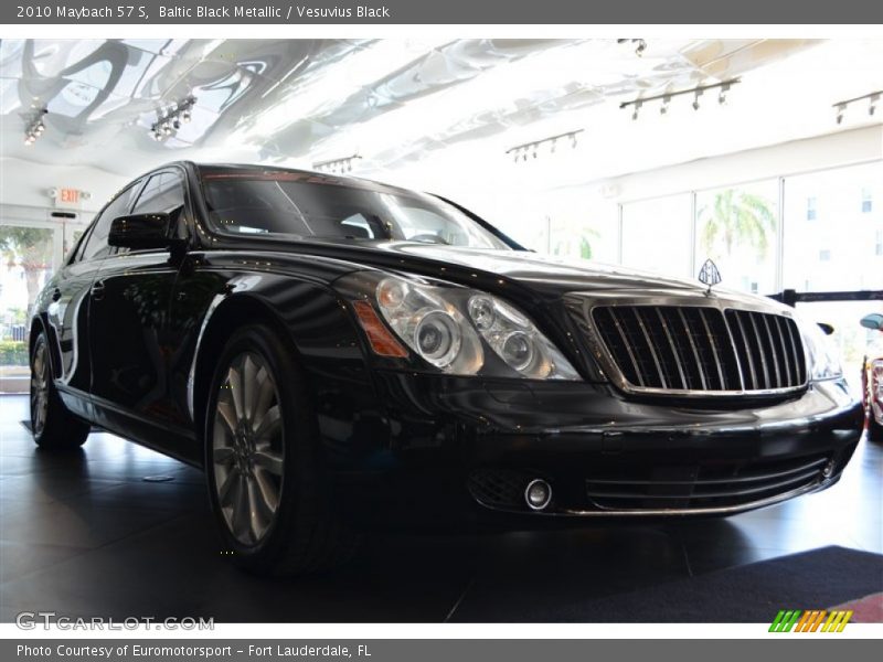 Baltic Black Metallic / Vesuvius Black 2010 Maybach 57 S