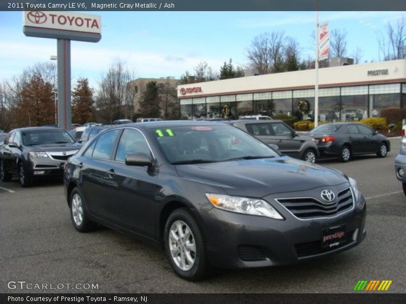 Magnetic Gray Metallic / Ash 2011 Toyota Camry LE V6