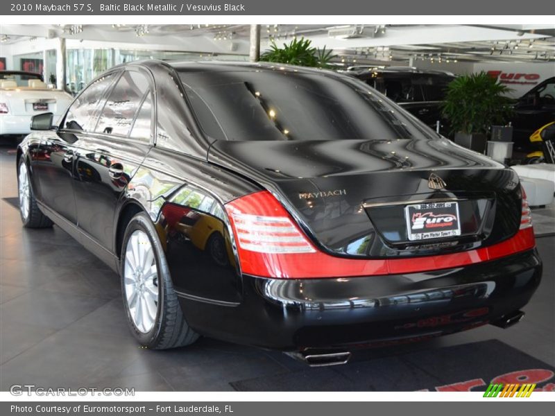 Baltic Black Metallic / Vesuvius Black 2010 Maybach 57 S