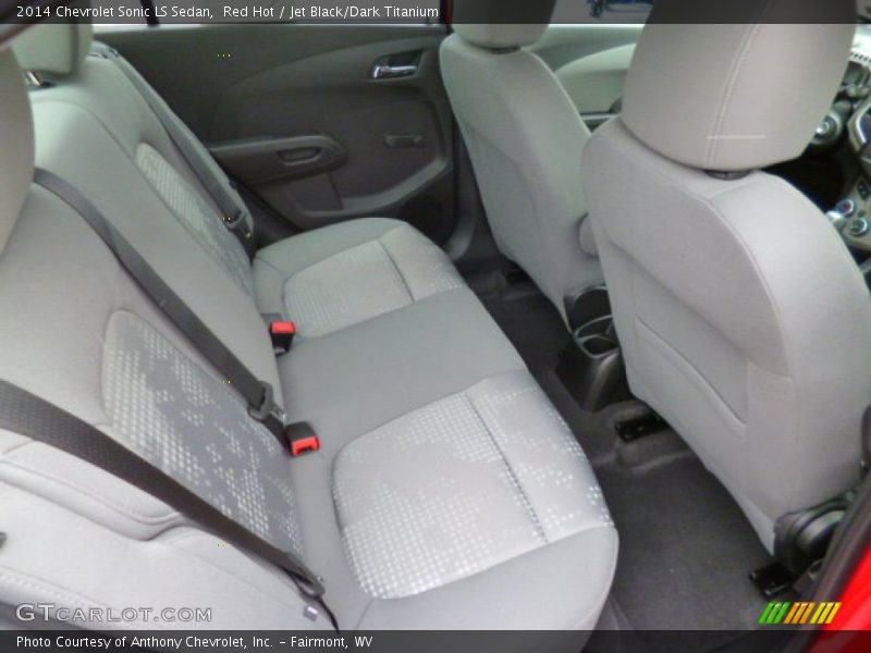 Red Hot / Jet Black/Dark Titanium 2014 Chevrolet Sonic LS Sedan