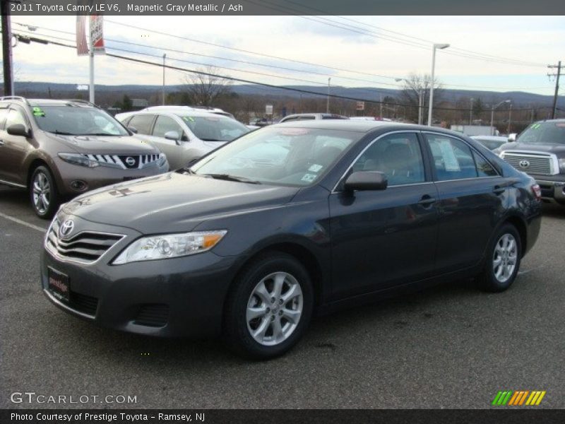 Magnetic Gray Metallic / Ash 2011 Toyota Camry LE V6