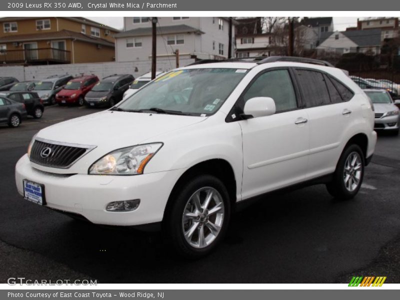 Crystal White Mica / Parchment 2009 Lexus RX 350 AWD