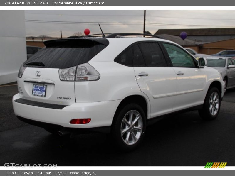 Crystal White Mica / Parchment 2009 Lexus RX 350 AWD