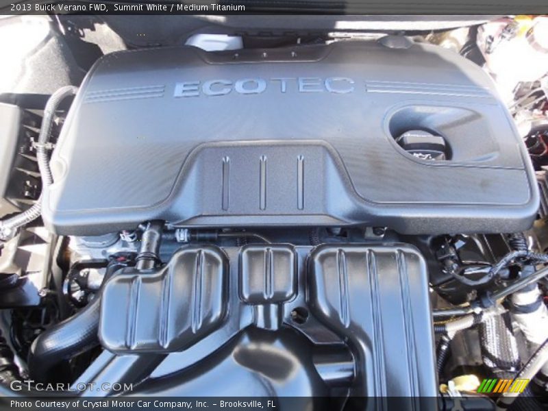  2013 Verano FWD Engine - 2.4 Liter SIDI DOHC 16-Valve VVT ECOTEC 4 Cylinder