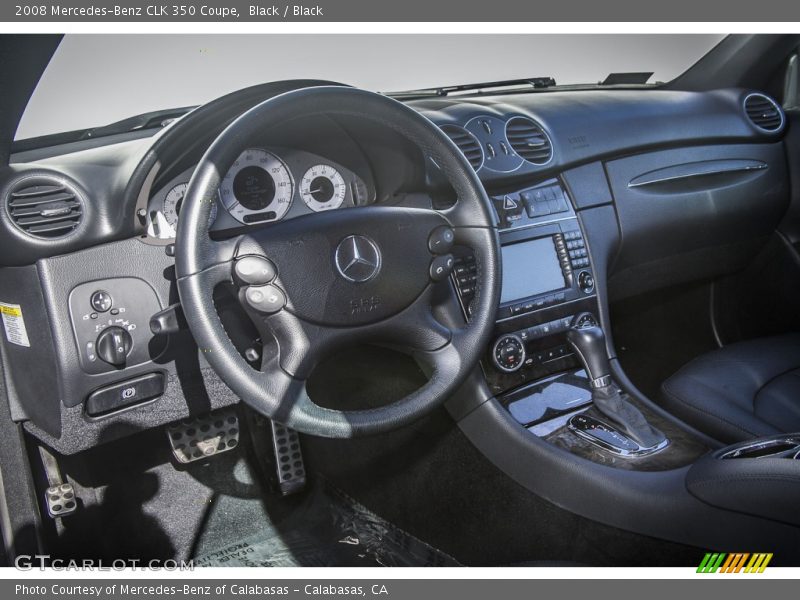 Black / Black 2008 Mercedes-Benz CLK 350 Coupe