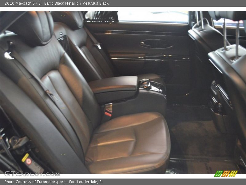 Rear Seat of 2010 57 S