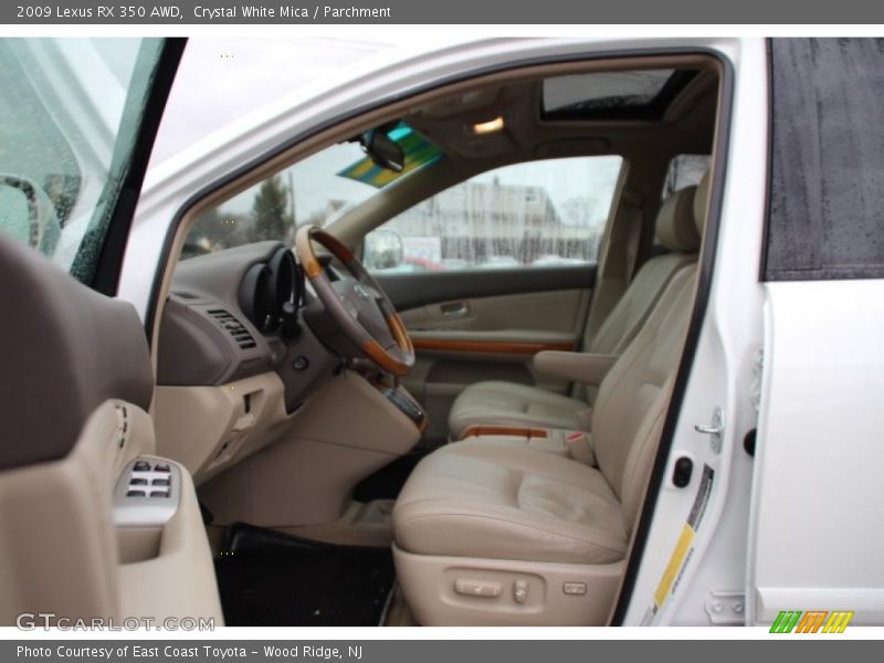 Crystal White Mica / Parchment 2009 Lexus RX 350 AWD