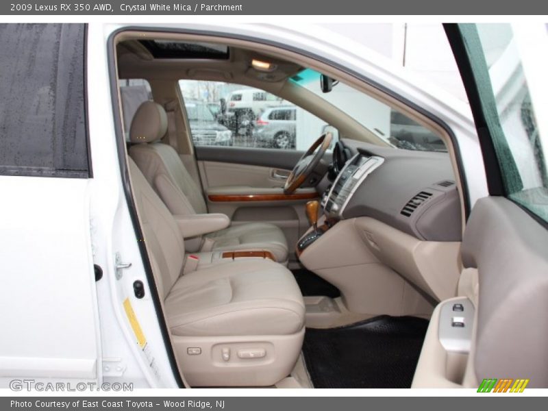 Crystal White Mica / Parchment 2009 Lexus RX 350 AWD