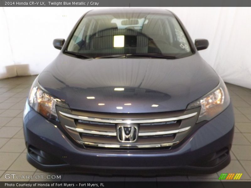 Twilight Blue Metallic / Gray 2014 Honda CR-V LX