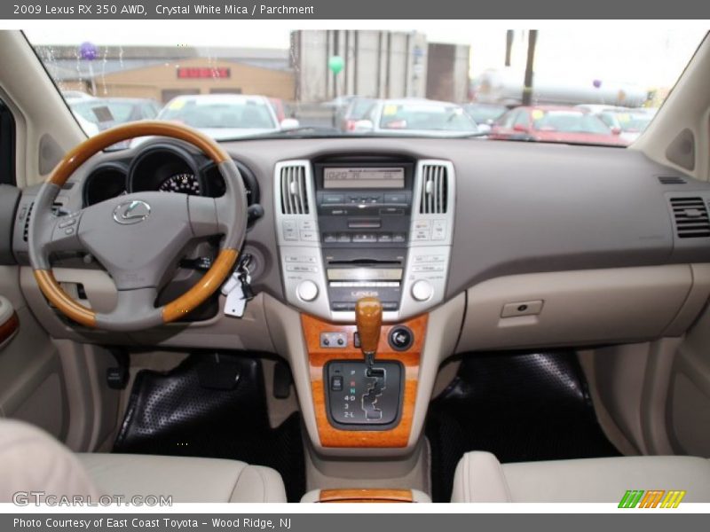 Crystal White Mica / Parchment 2009 Lexus RX 350 AWD