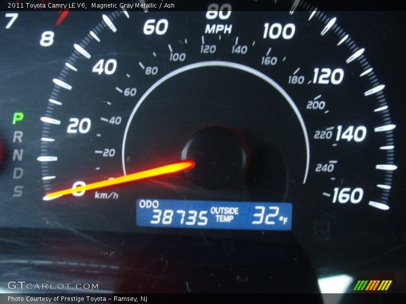 Magnetic Gray Metallic / Ash 2011 Toyota Camry LE V6