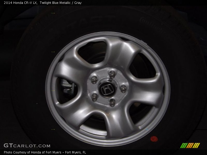 Twilight Blue Metallic / Gray 2014 Honda CR-V LX