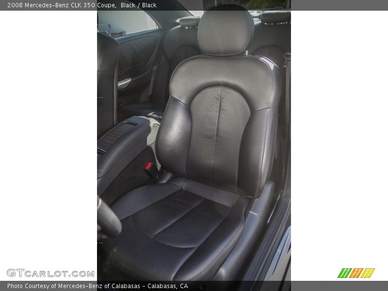 Black / Black 2008 Mercedes-Benz CLK 350 Coupe