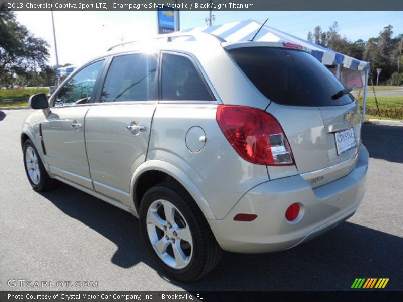 Champagne Silver Metallic / Black/Light Titanium 2013 Chevrolet Captiva Sport LTZ