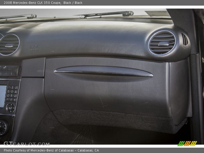 Black / Black 2008 Mercedes-Benz CLK 350 Coupe