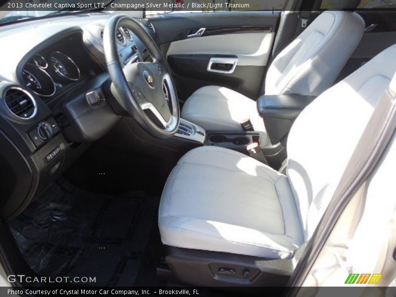 Champagne Silver Metallic / Black/Light Titanium 2013 Chevrolet Captiva Sport LTZ