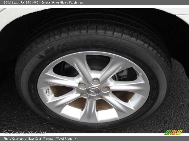 Crystal White Mica / Parchment 2009 Lexus RX 350 AWD