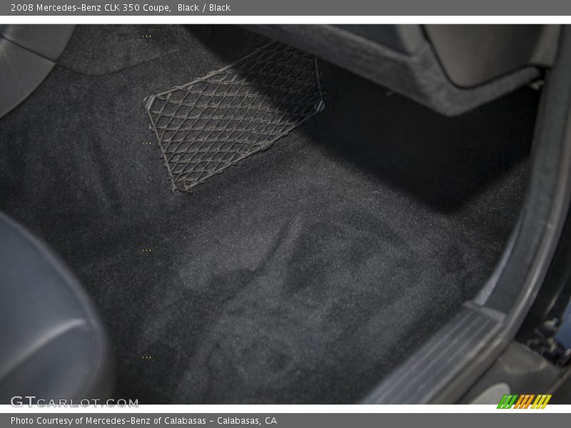 Black / Black 2008 Mercedes-Benz CLK 350 Coupe