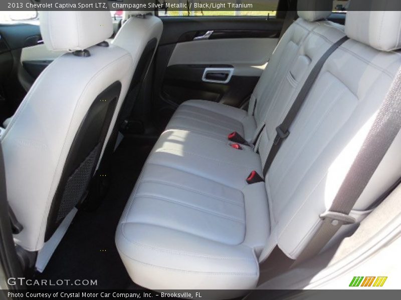 Champagne Silver Metallic / Black/Light Titanium 2013 Chevrolet Captiva Sport LTZ