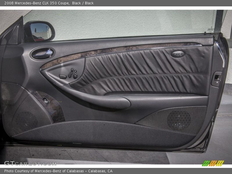 Black / Black 2008 Mercedes-Benz CLK 350 Coupe