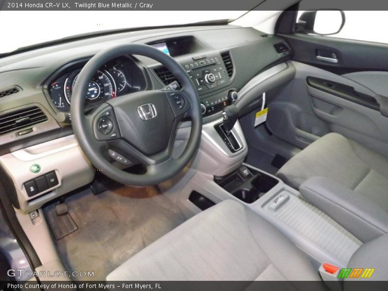 Twilight Blue Metallic / Gray 2014 Honda CR-V LX