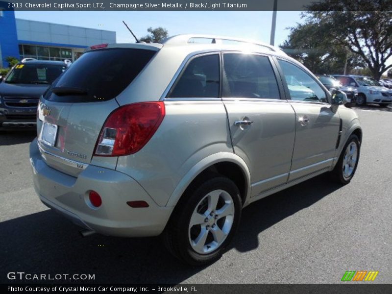 Champagne Silver Metallic / Black/Light Titanium 2013 Chevrolet Captiva Sport LTZ