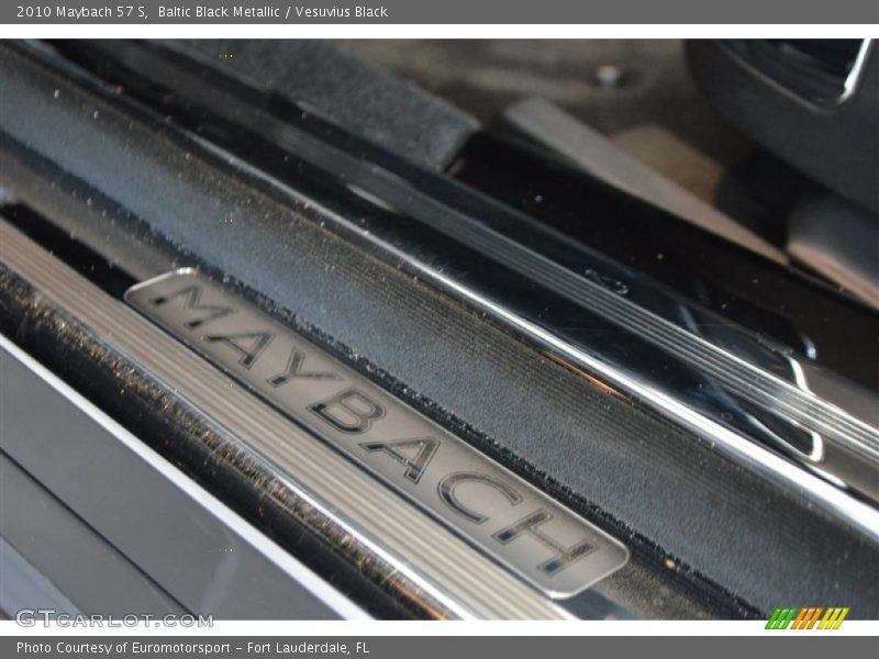 Baltic Black Metallic / Vesuvius Black 2010 Maybach 57 S
