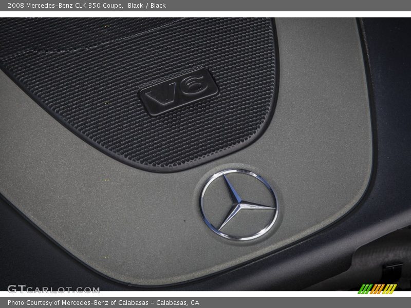 Black / Black 2008 Mercedes-Benz CLK 350 Coupe