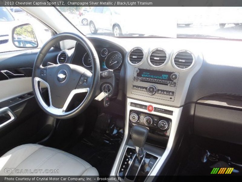 Champagne Silver Metallic / Black/Light Titanium 2013 Chevrolet Captiva Sport LTZ