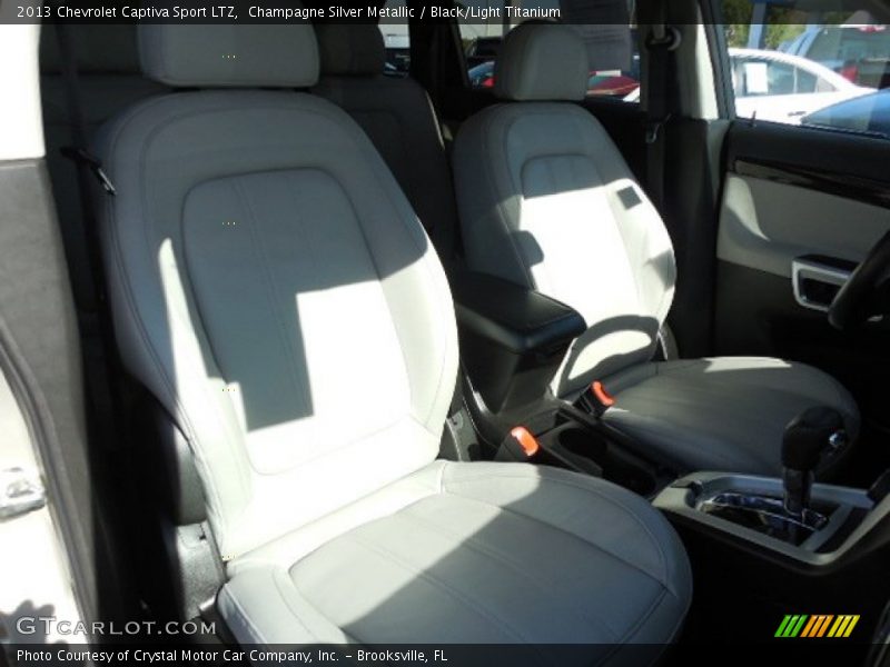 Champagne Silver Metallic / Black/Light Titanium 2013 Chevrolet Captiva Sport LTZ