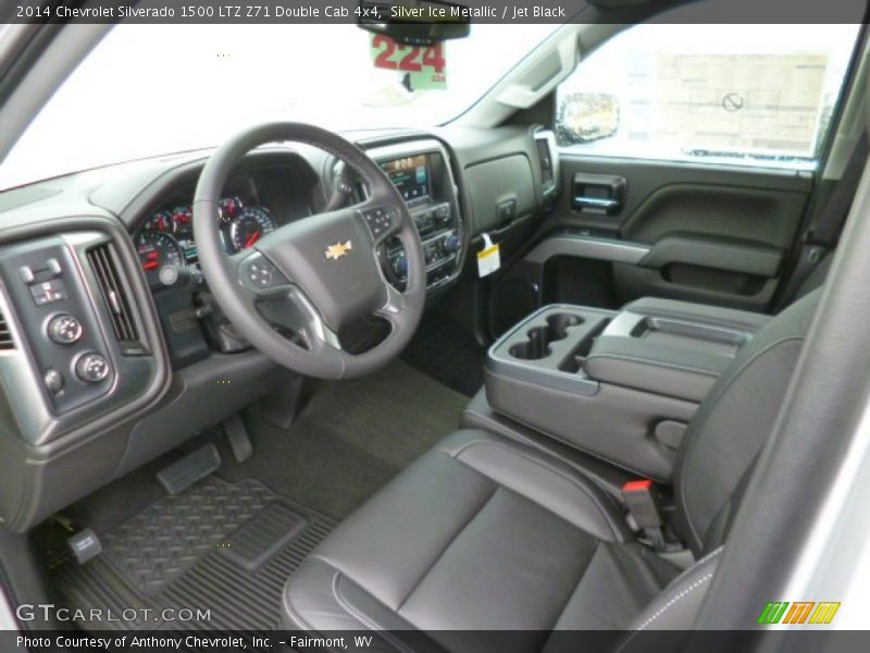 Jet Black Interior - 2014 Silverado 1500 LTZ Z71 Double Cab 4x4 
