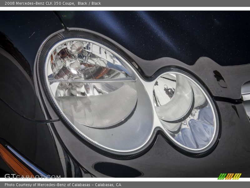 Black / Black 2008 Mercedes-Benz CLK 350 Coupe