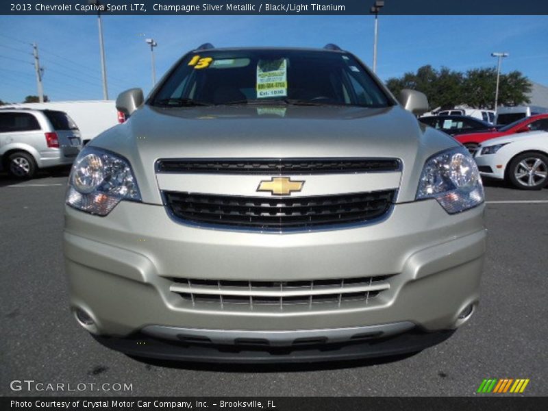 Champagne Silver Metallic / Black/Light Titanium 2013 Chevrolet Captiva Sport LTZ