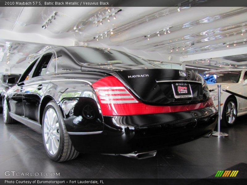 Baltic Black Metallic / Vesuvius Black 2010 Maybach 57 S