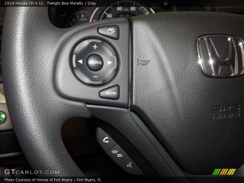 Twilight Blue Metallic / Gray 2014 Honda CR-V LX