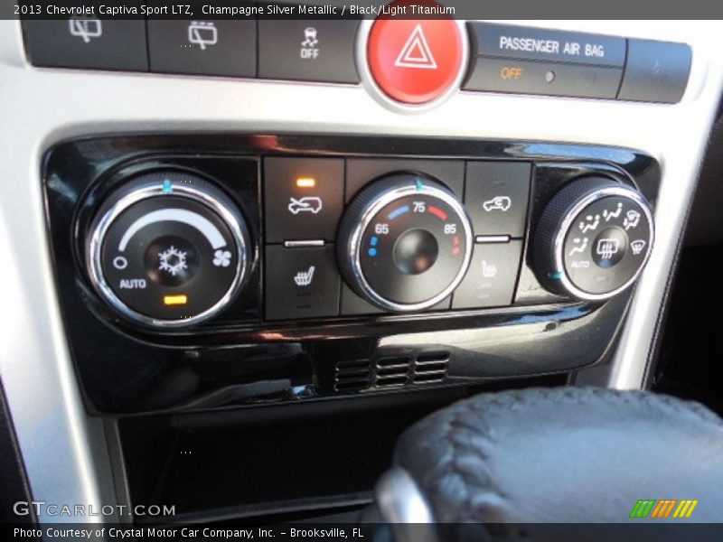 Champagne Silver Metallic / Black/Light Titanium 2013 Chevrolet Captiva Sport LTZ