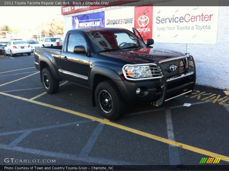 Black / Graphite Gray 2011 Toyota Tacoma Regular Cab 4x4