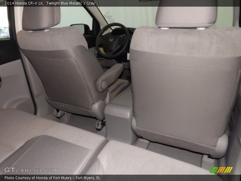 Twilight Blue Metallic / Gray 2014 Honda CR-V LX