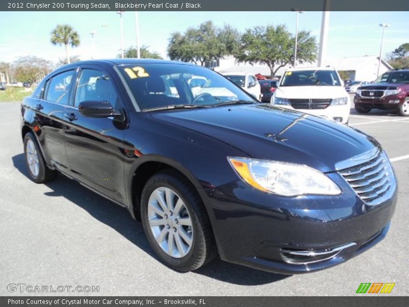 Blackberry Pearl Coat / Black 2012 Chrysler 200 Touring Sedan