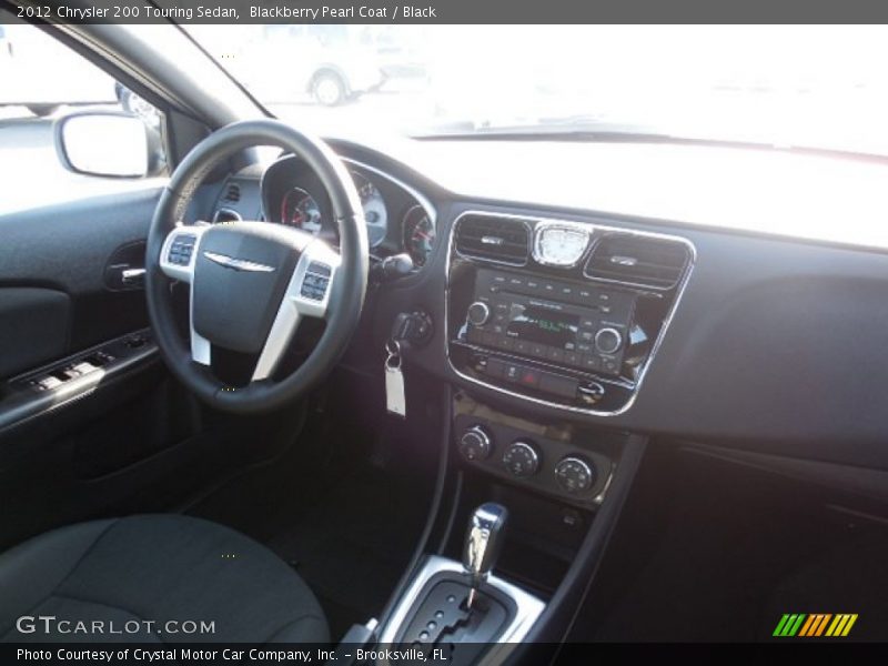 Blackberry Pearl Coat / Black 2012 Chrysler 200 Touring Sedan