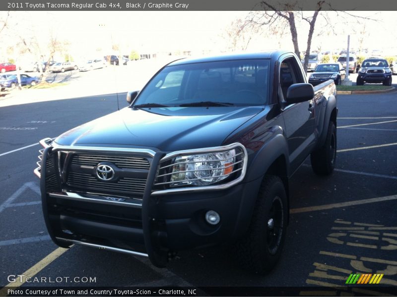 Black / Graphite Gray 2011 Toyota Tacoma Regular Cab 4x4