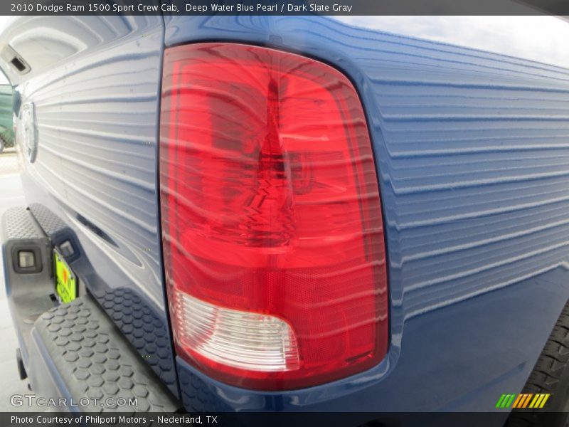 Deep Water Blue Pearl / Dark Slate Gray 2010 Dodge Ram 1500 Sport Crew Cab