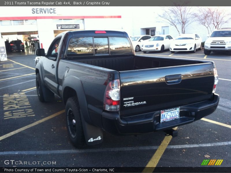 Black / Graphite Gray 2011 Toyota Tacoma Regular Cab 4x4