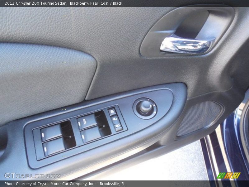 Blackberry Pearl Coat / Black 2012 Chrysler 200 Touring Sedan