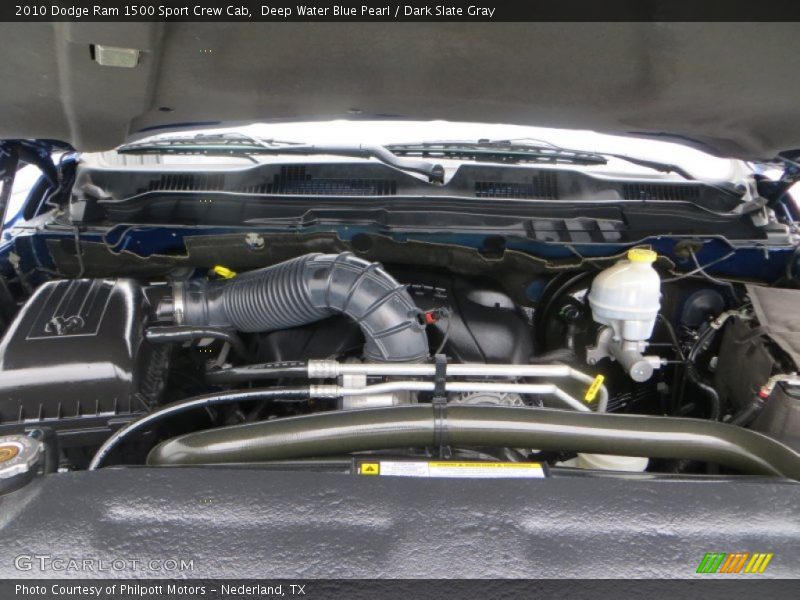 Deep Water Blue Pearl / Dark Slate Gray 2010 Dodge Ram 1500 Sport Crew Cab
