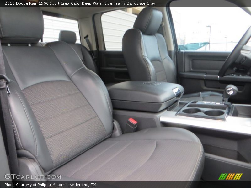 Front Seat of 2010 Ram 1500 Sport Crew Cab