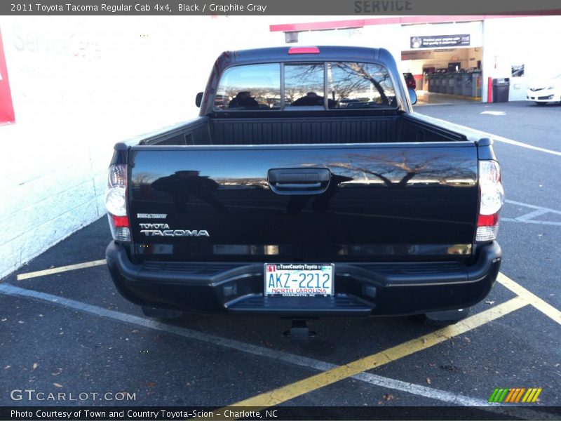 Black / Graphite Gray 2011 Toyota Tacoma Regular Cab 4x4