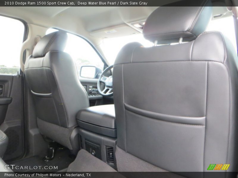 Deep Water Blue Pearl / Dark Slate Gray 2010 Dodge Ram 1500 Sport Crew Cab